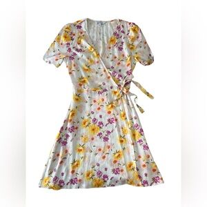 & Other Stories Classic Wrap Floral Dress